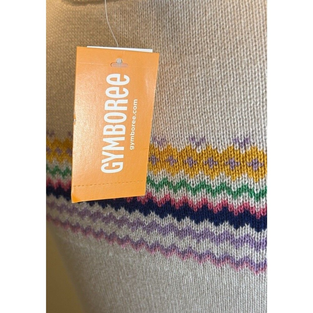 Girls Gymboree Intarsia Peplum Sweater Dress School Supplies Fairisles Size 6 - Picture 8 of 8